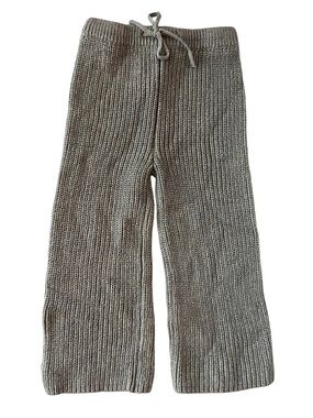 Jamie Kay Knit Wide-Leg Sweatpants in Gray